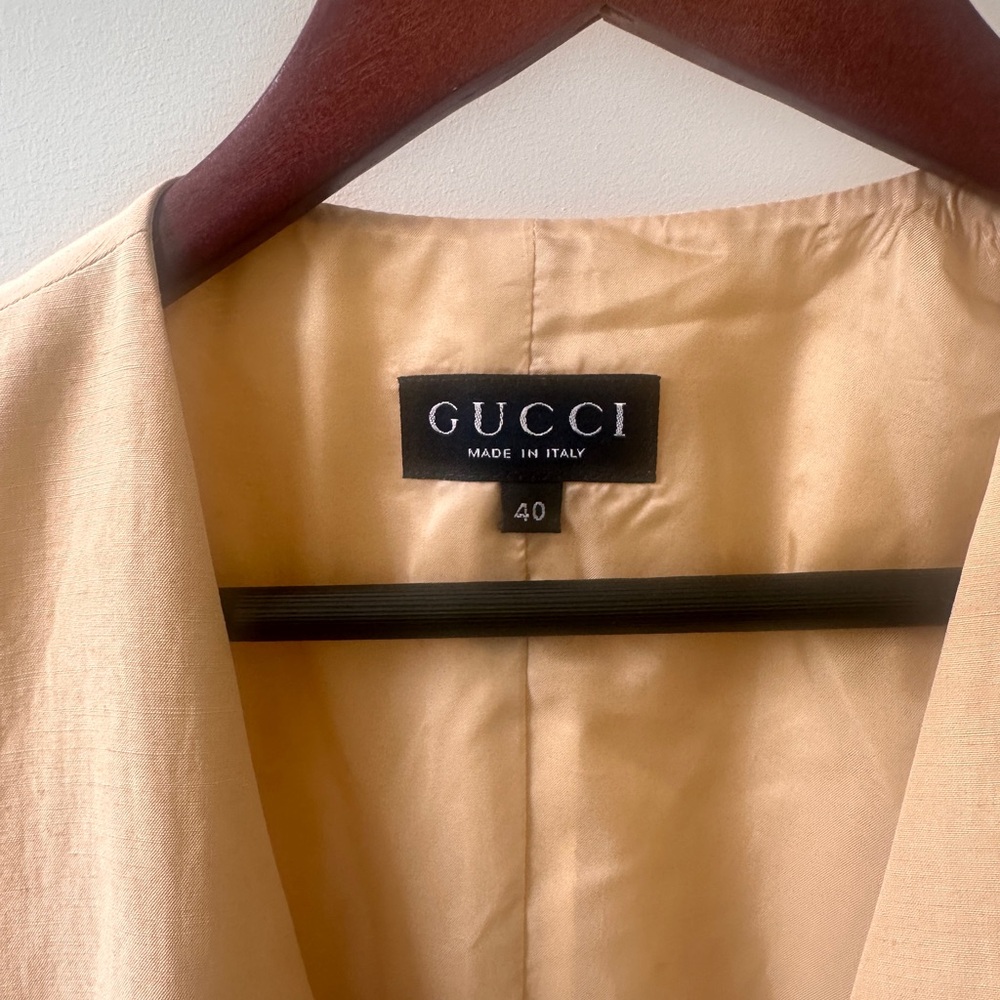 GUCCI Linen Vest